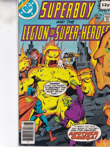 Superboy & The Legion Of Super-Heroes #251 - DC - 1979