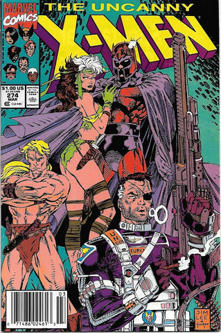 Uncanny X-Men #274 - Marvel Comics - 1991 - Newstand