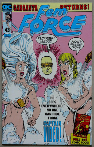 Femforce #43 - AC Comics - 1991 - Includes Pull-Out