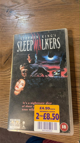 "Stephen King's Sleepwalkers" VHS Video