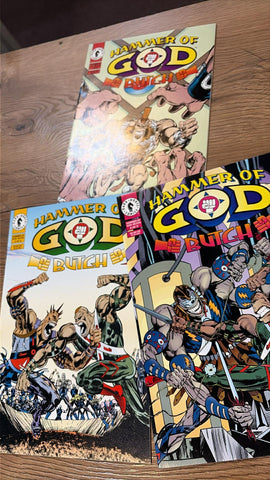 Hammer of God: Butch #1-3 - Dark Horse Comics - 1994 - Full Set