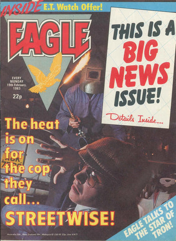 Eagle 19th February- British Comic - 1983