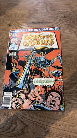 Marvel Classics Comics #14 - Marvel Comics - 1976 - War of the Worlds