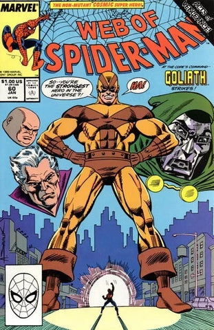 Web of Spider-Man #60 - Marvel Comics - 1990
