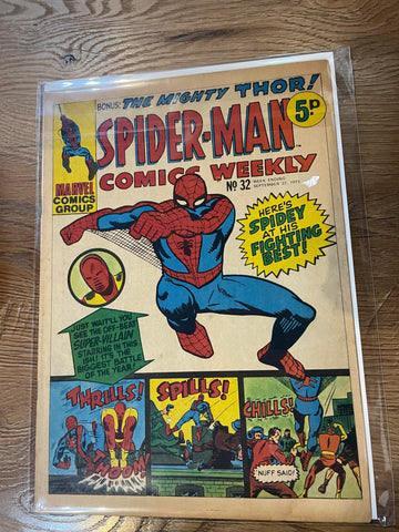 Spider-Man Comics Weekly #32 - Magazine Management - September 1973