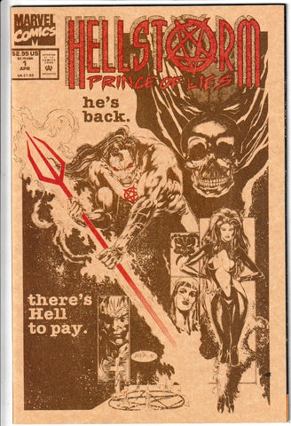 Hellstorm: Prince Of Lies #1 - Marvel Comics - 1993