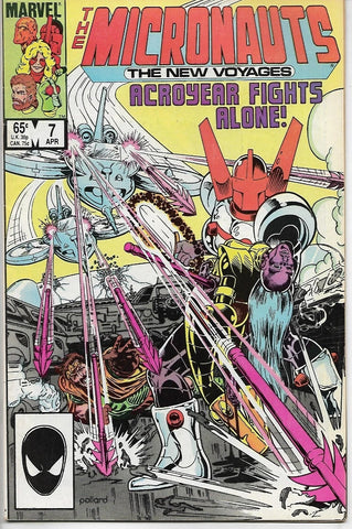 Micronauts New Voyages #7 - Marvel Comics - 1985