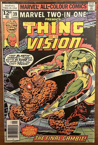 Marvel Two-in-One #39 - Marvel Comics - 1978