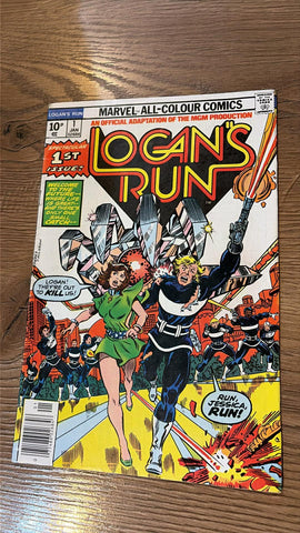 Logan's Run #1 - Marvel Comics - 1977 - Pence Copy