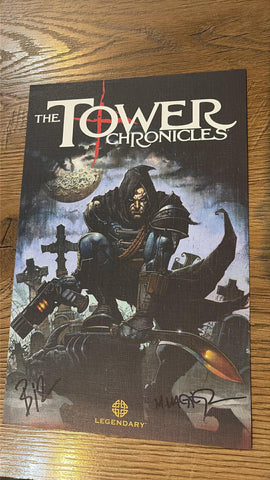The Tower Chronicles poster Signed Promo Print By Matt Wagner & Simon Bisley