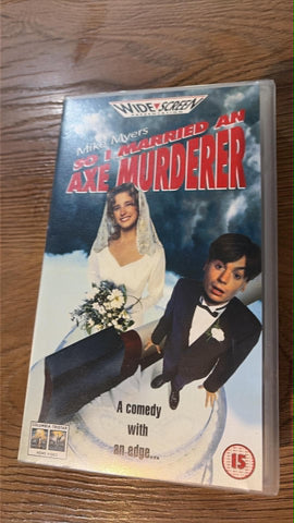 "So I Married An Axe Murderer" - VHS Video