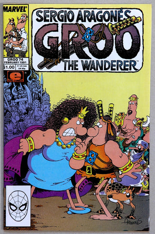 Sergio Aragones Groo The Wanderer #74 - Marvel Comics - 1991