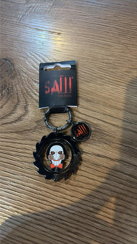 Saw Billy Keyring - Thorpe Park the Ride