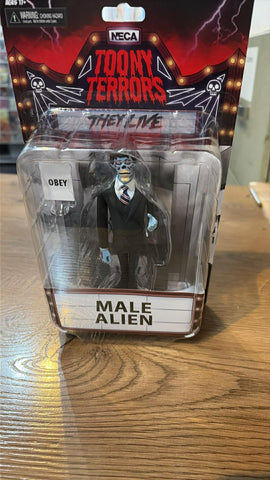 NECA Toony Terrors Male Alien - 6 Inch Action Figure