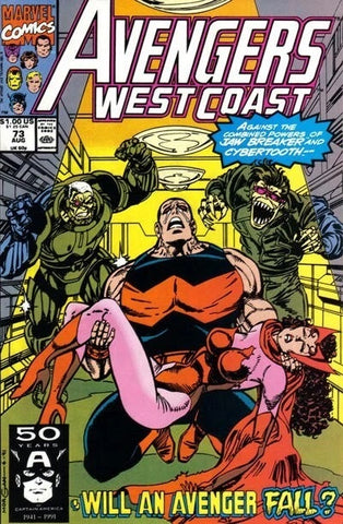 Avengers West Coast #73 - Marvel Comics - 1991