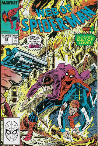 Web Of Spider-Man #43 - Marvel Comics - 1988