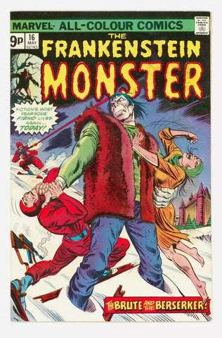 Frankenstein #16 - Marvel Comics - 1975