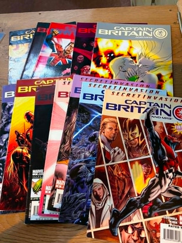 Captain Britain and MI13 #1 -15 - Marvel Comics - 2003 - 15 Comic Set
