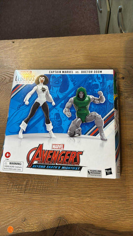 Marvel Legends Series: Avengers - Captain Marvel vs. Doctor Doom figures - Hasbro