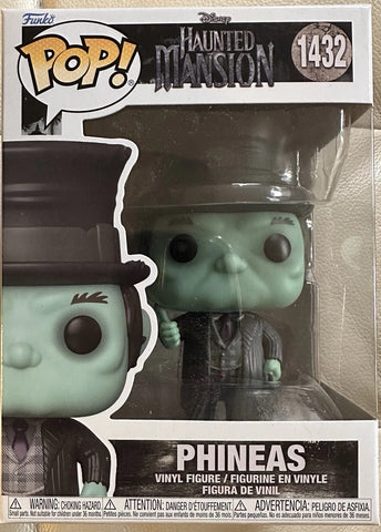 Funko Pop #1432 Disney The Haunted Mansion Phineas Collectable