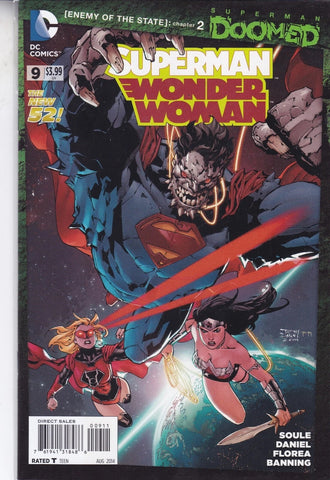 Superman Wonder Woman #9 - DC Comics - 2014 - polybagged combo pack