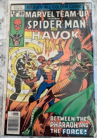Marvel Team-Up #69 - Marvel Comics - 1972 - Pence Copy