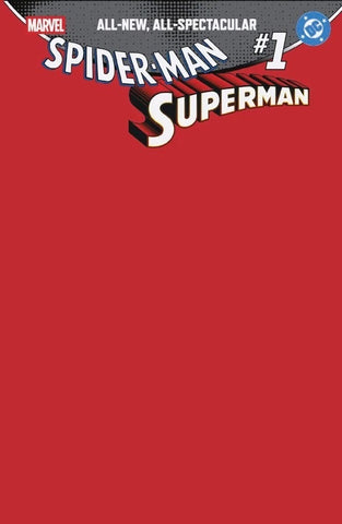 Marvel/DC: Spider-Man/Superman #1 - Marvel/DC Comics - 2026 - Blank Variant