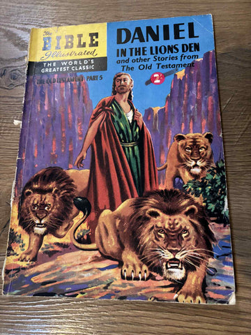 The Bible Illustrated Old Testament Part 5 - MC Baines - 1947 - Daniel in the lions den