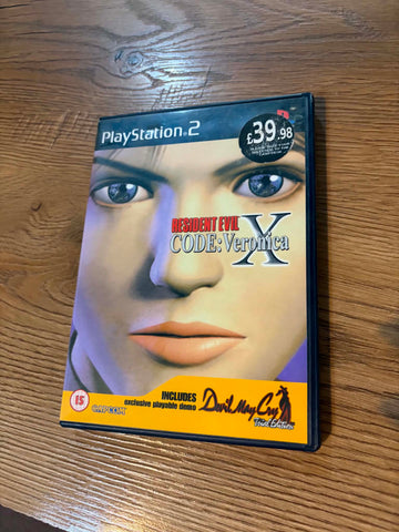 Resident Evil Code: Veronica X (Sony PlayStation 2, 2001) Pal Version