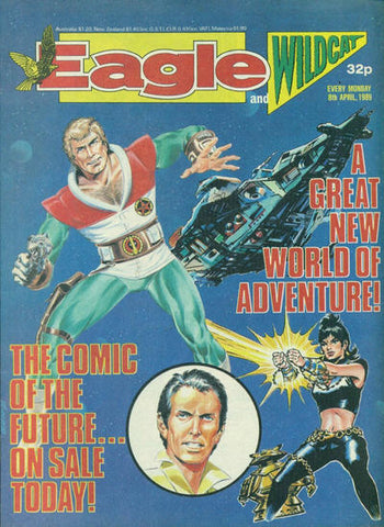 Eagle #8 - British Comic - 8th April 1989