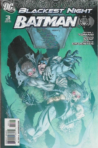 Blackest Night Batman #3 - DC Comics - 2009
