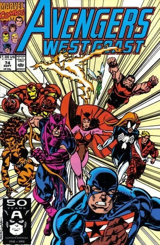 Avengers West Coast #74 - Marvel Comics - 1991