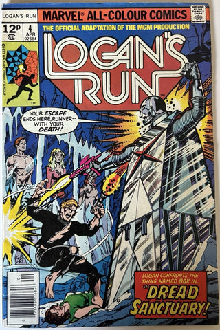 Logan's Run #4 - Marvel Comics - 1977
