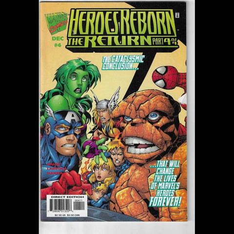 Heroes Reborn the Return #4 - Marvel Comics - 1997