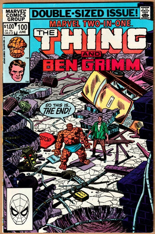 Marvel Two-in-One #100 - Marvel Comics - 1983
