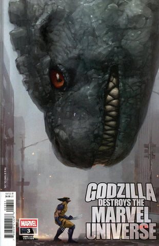 Godzilla Destroys the Marvel Universe #3 - Marvel Comics - 2025 - Jeehyung Lee