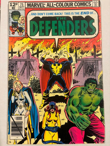 The Defenders #75 - Marvel Comics - 1979 - Pence Copy