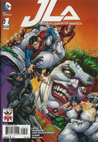 JLA #1 - DC Comics - 2015 - Joker Variant