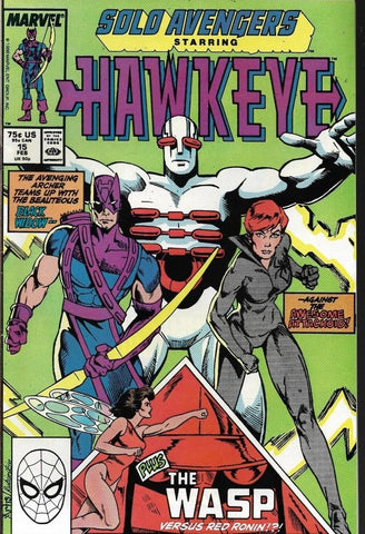 Solo Avengers #15 - Marvel Comics - 1989