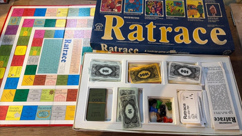 Ratrace - Waddingtons - Board Game