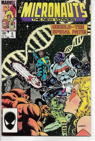 Micronauts New Voyages #5 - Marvel Comics - 1985