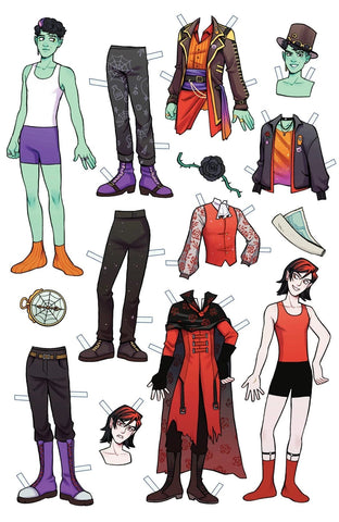 Monster High: Boomuda Triangle #1 - IDW Comics - 2026 - Variant C Paper Doll Variant