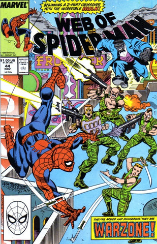 Web Of Spider-Man #44 - Marvel Comics - 1988
