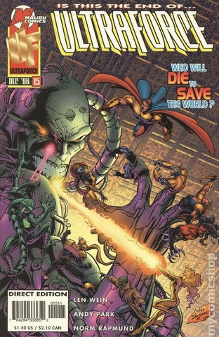 Ultraforce #15 - Malibu Comics - 1996