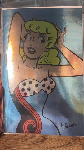 Archie 85th Anniversary: Betty & Veronica Swimsuit Special - Decarlo Foil Betty Pin Up