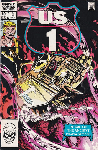 U.S 1 #3 - Marvel Comics - 1983