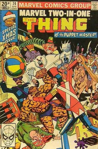 Marvel Two-in-One #74 - Marvel Comics - 1981 - Pence Copy