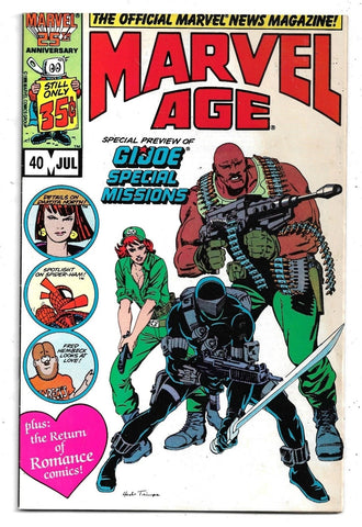 Marvel Age #40 - Marvel Comics - 1986