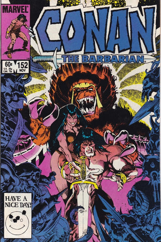 Conan the Barbarian #152 - Marvel Comics - 1983