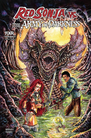 Red Sonja vs. Army of Darkness #4 -  Dynamite Comics - 2025 - Cover D